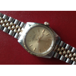 Rolex Midsize Oyster Perpetual Bi Metal Stainless Steel & Gold with Rolex Box & Service Card