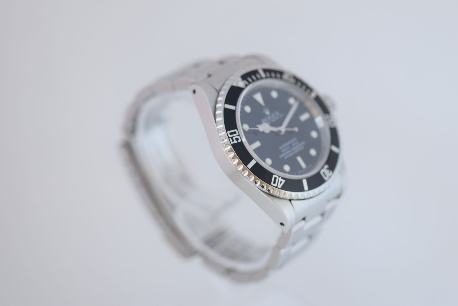 Rolex 14060M Non Date Submariner 2009 Engraved Rehaut 2009 Wty Card - Image 7 of 10
