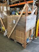 1 Pallet of 4 x boxes 900mm x 1200mm offset steam cabin (LH) box 1 ofo 3 contains lid and trayw`