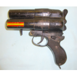 Scarce, Original, WW2 Imperial Japanese Navy, Second Variation Triple Barrelled Flare Signal/Pistol