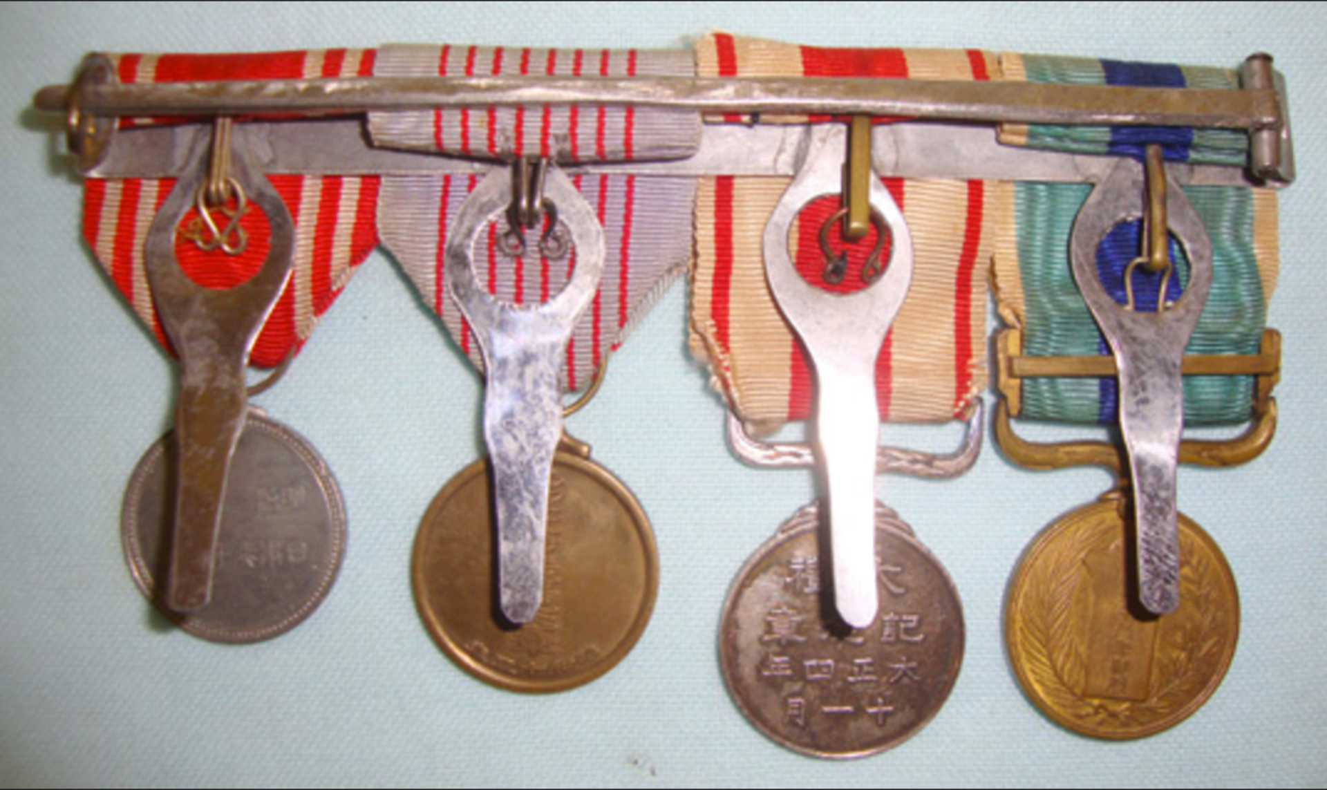 Mounted for wear, Japanese Medal Group (4 Medals) from the Estate of Major W Rawlings I.A.O.C. - Image 3 of 3