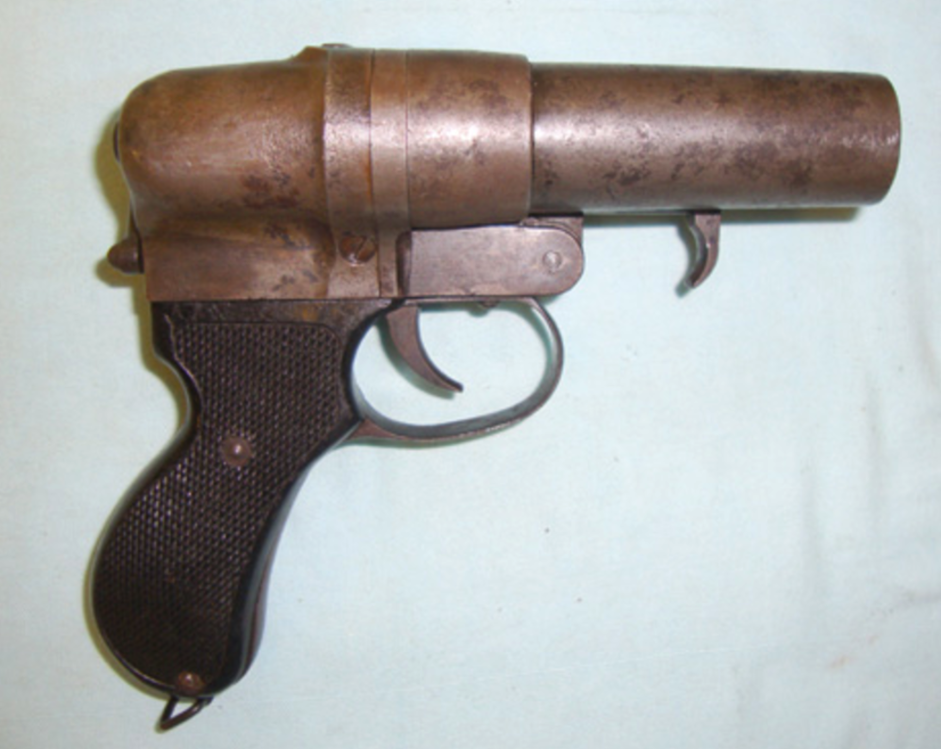 WW2 Type 90 Japanese Naval DOUBLE Barrelled Flare / Signal pistol