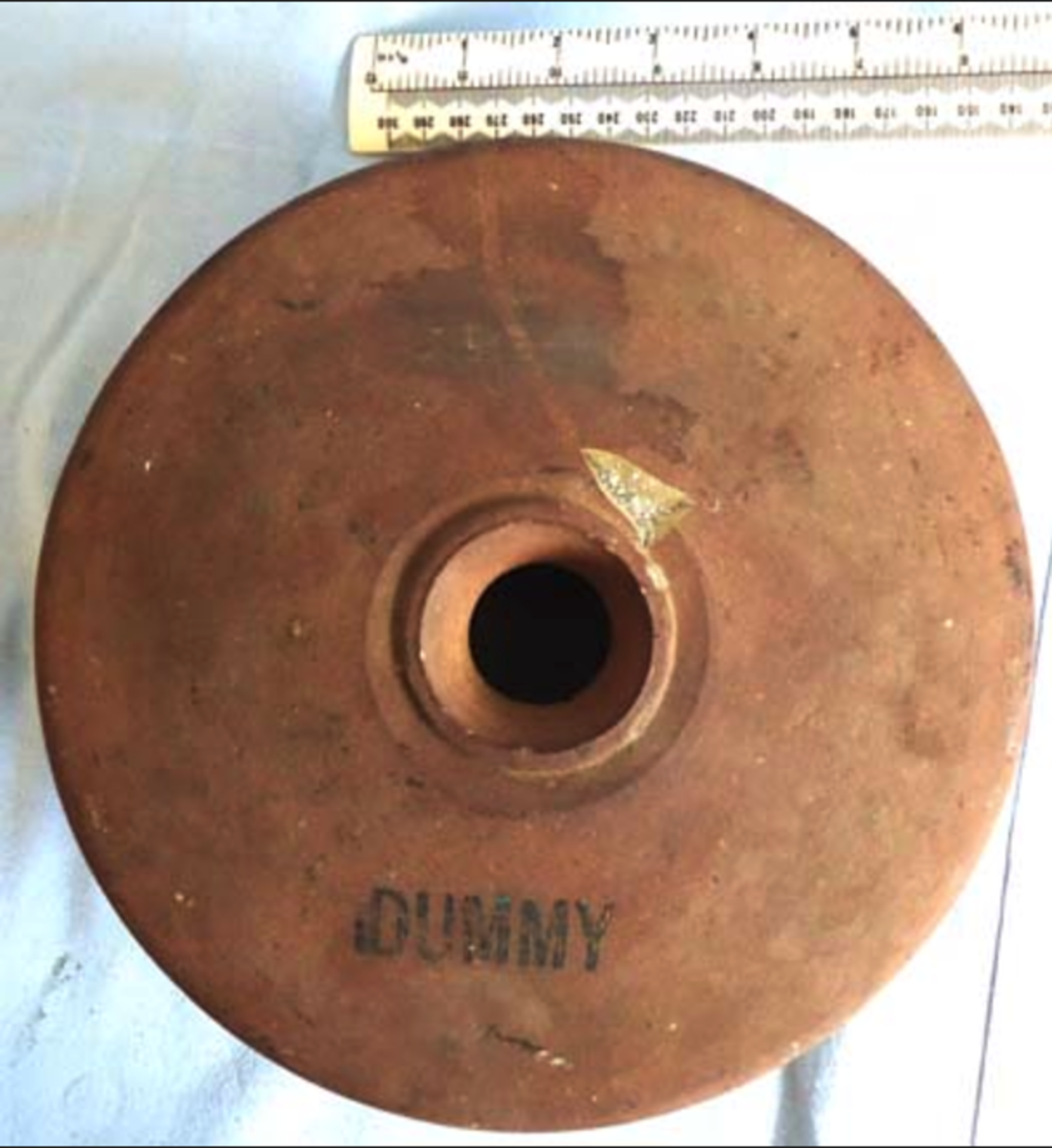 INERT DEACTIVATED. WW2 Japanese Type 3 Ceramic Cased Land Mine Manufactured In America