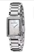 BRAND NEW LADIES EMPORIO ARMANI AR0758, MOTHER OF PEARL DIAL, COMPLETE WITH ORIGINAL ARMANI BOX,