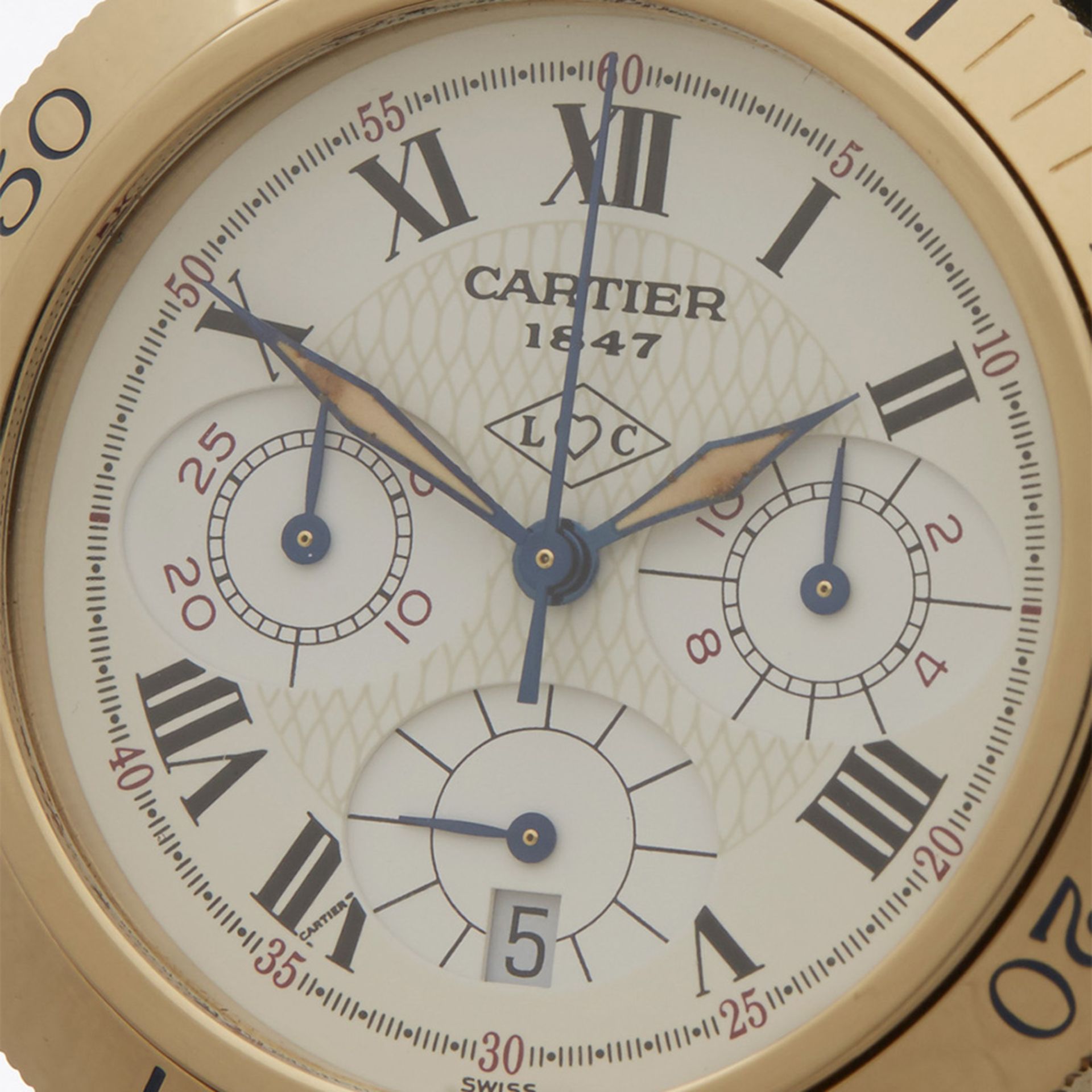 Cartier Pasha de Cartier Chronograph 150th Anniversary 38mm 18k Yellow Gold CC182544 - Image 3 of 8