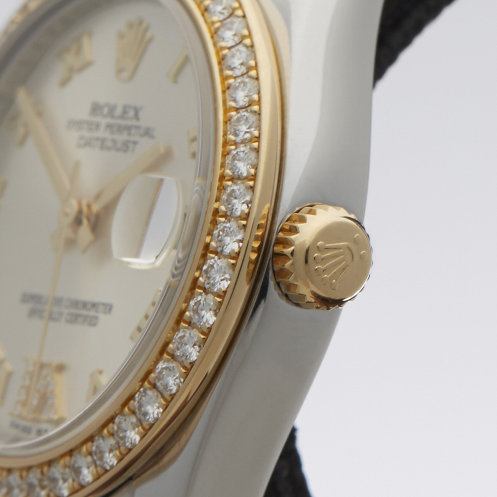 Rolex Datejust Original Diamond Bezel & Dial 31mm Stainless Steel/18k Yellow Gold - Reserve Lowered - Image 4 of 9