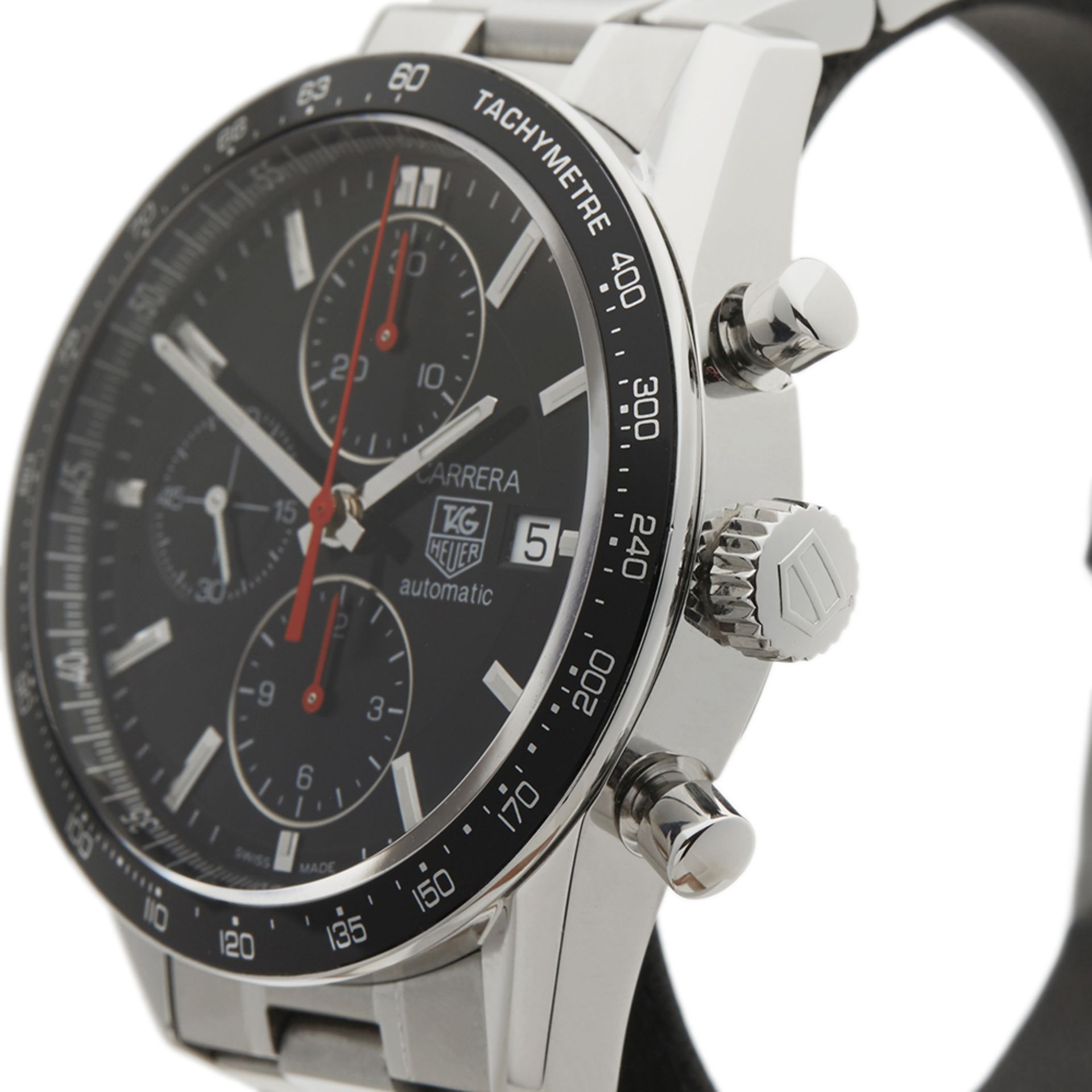 Tag Heuer Carrera 41mm Stainless Steel CV2014.BA0794 - Image 4 of 8