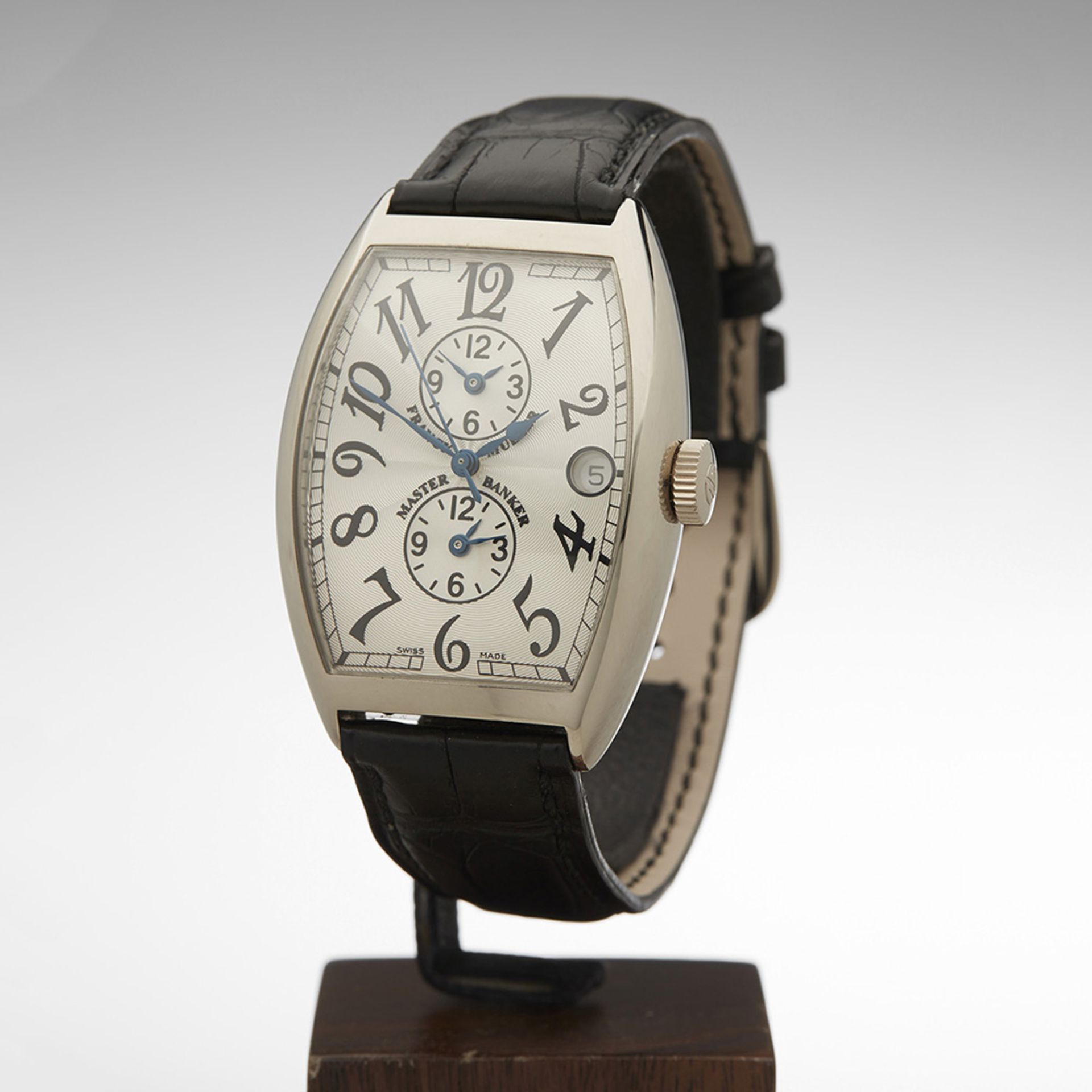 Franck Muller Master Banker 35.9mm 18k White Gold 6850MB - Image 2 of 9