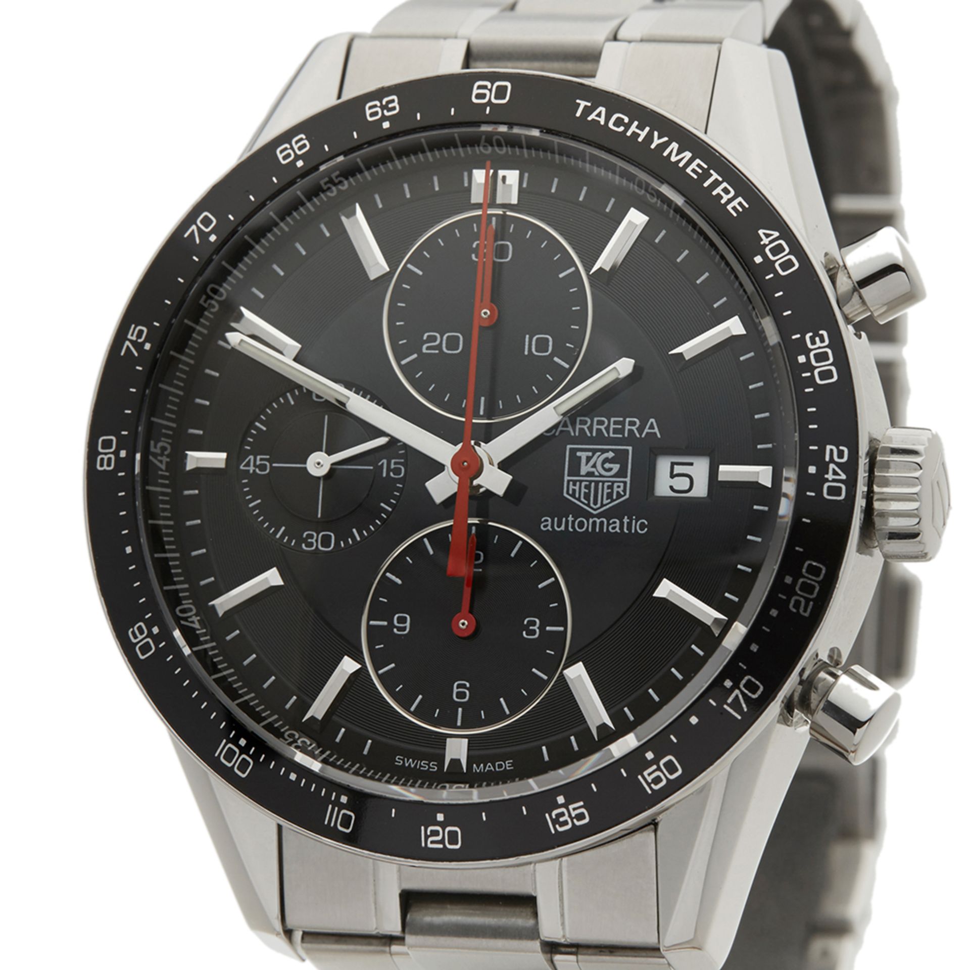 Tag Heuer Carrera 41mm Stainless Steel CV2014.BA0794 - Image 3 of 8