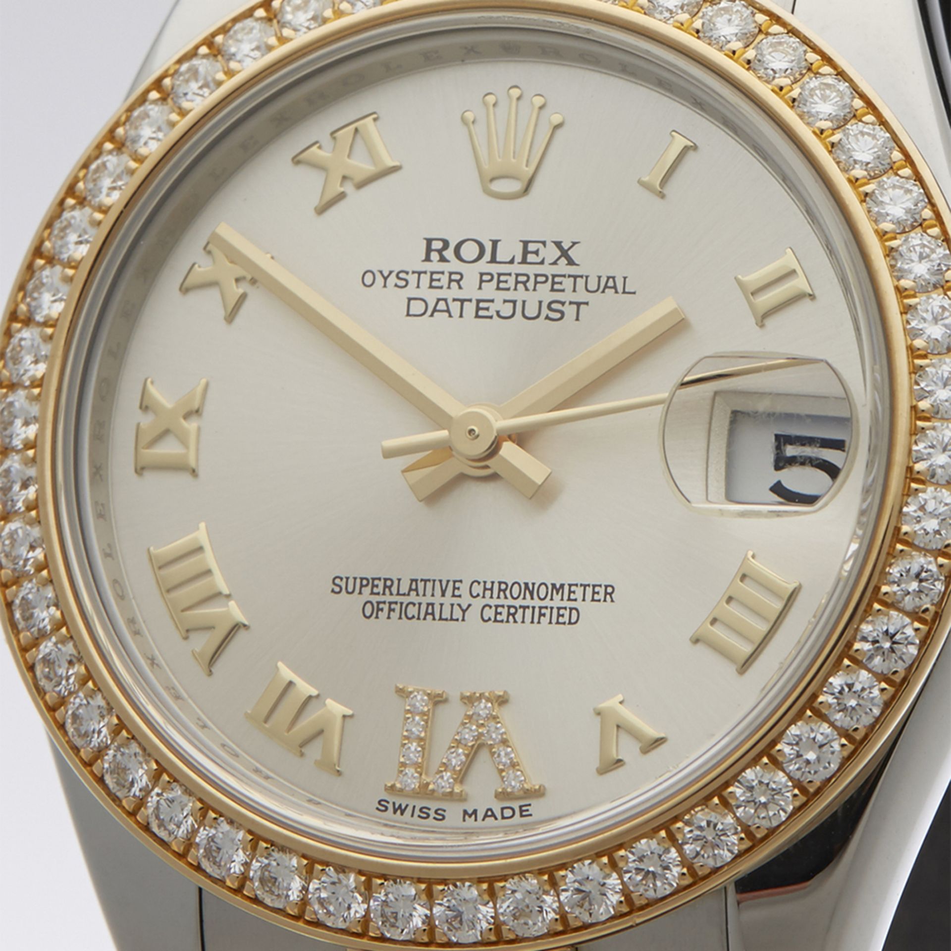 Rolex Datejust Original Diamond Bezel & Dial 31mm Stainless Steel/18k Yellow Gold - Reserve Lowered - Image 3 of 9