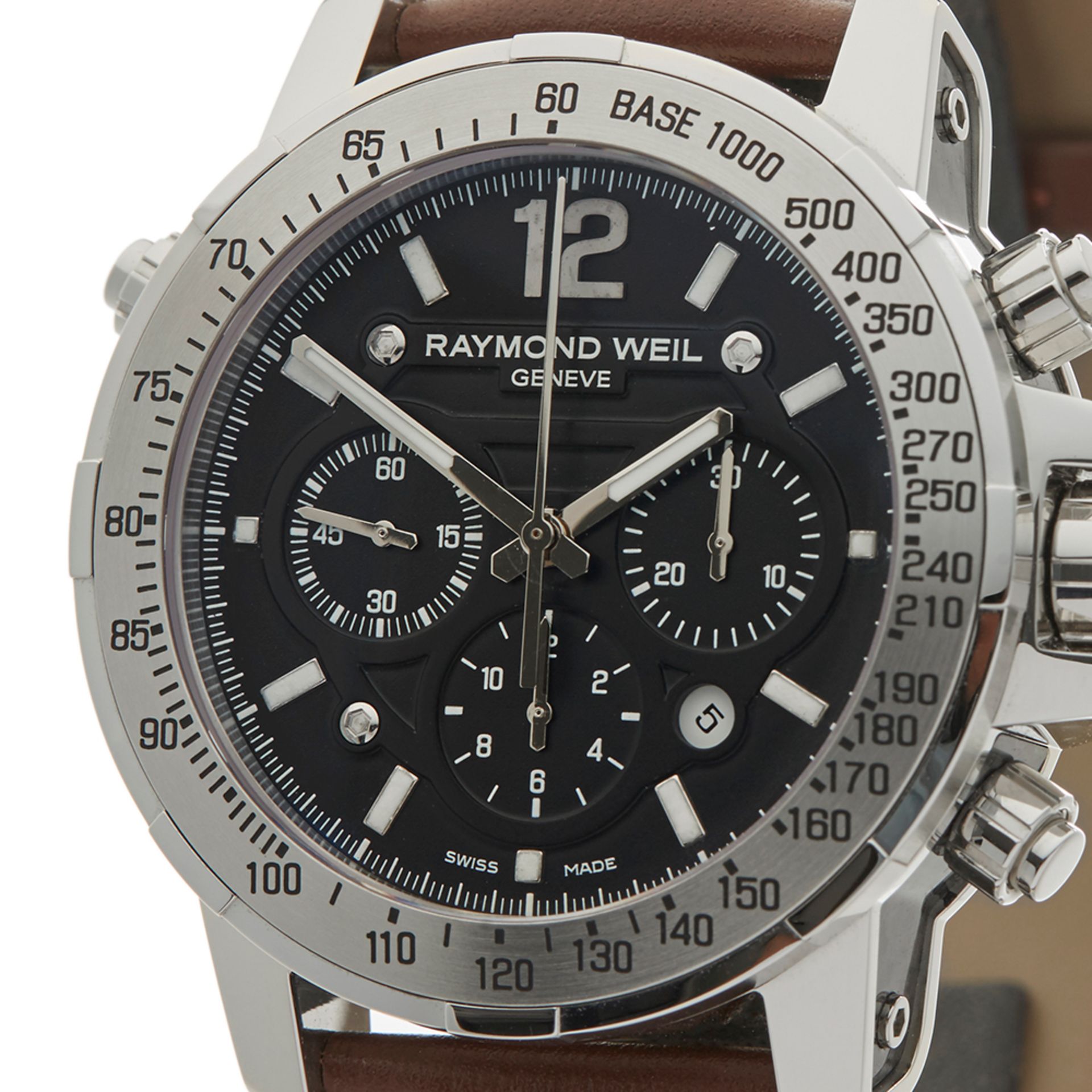 Raymond Weil Nabucco 46mm Stainless Steel 7800-SR1-05207 - Image 3 of 9