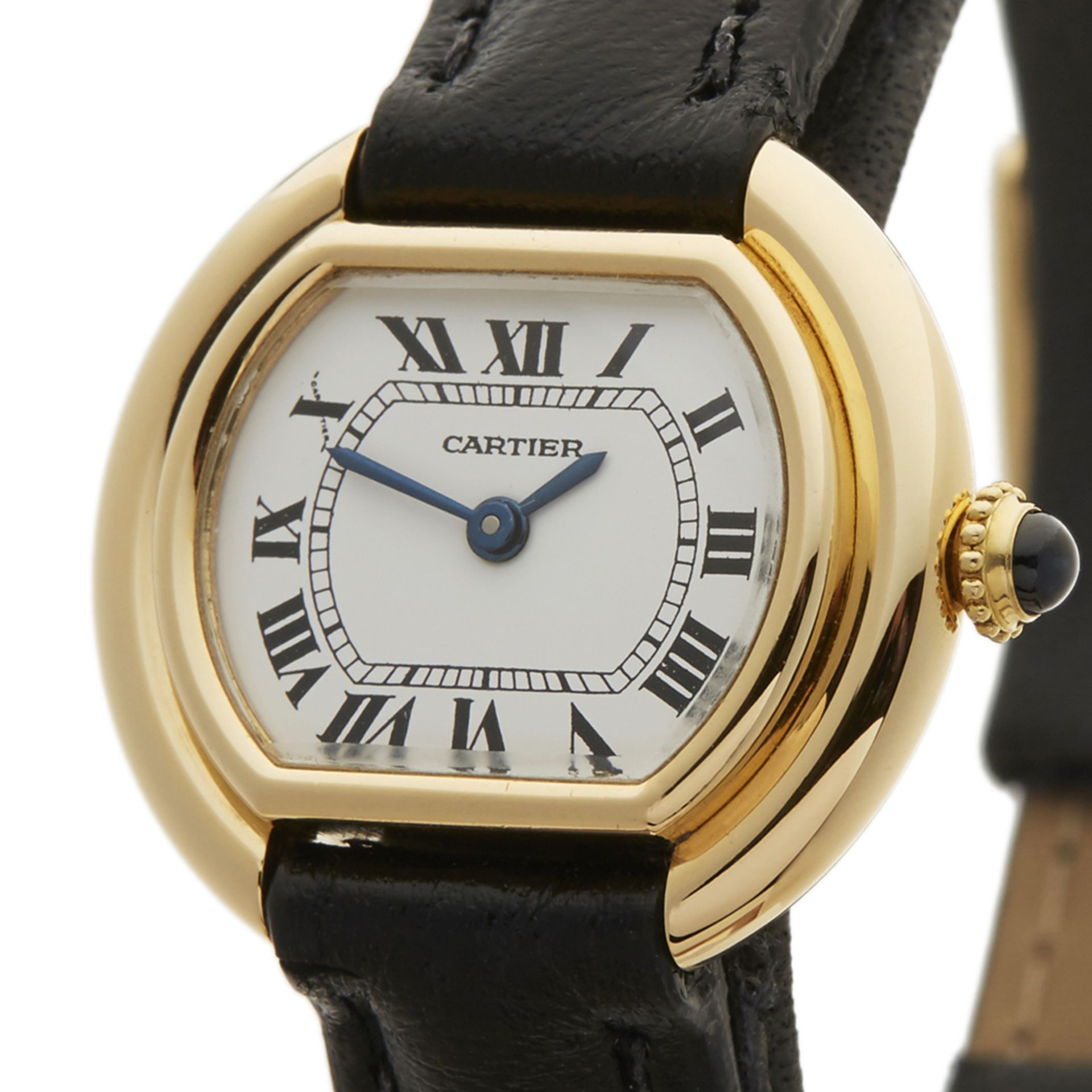 Cartier Ellipse 26mm 18k Yellow Gold - Image 3 of 9