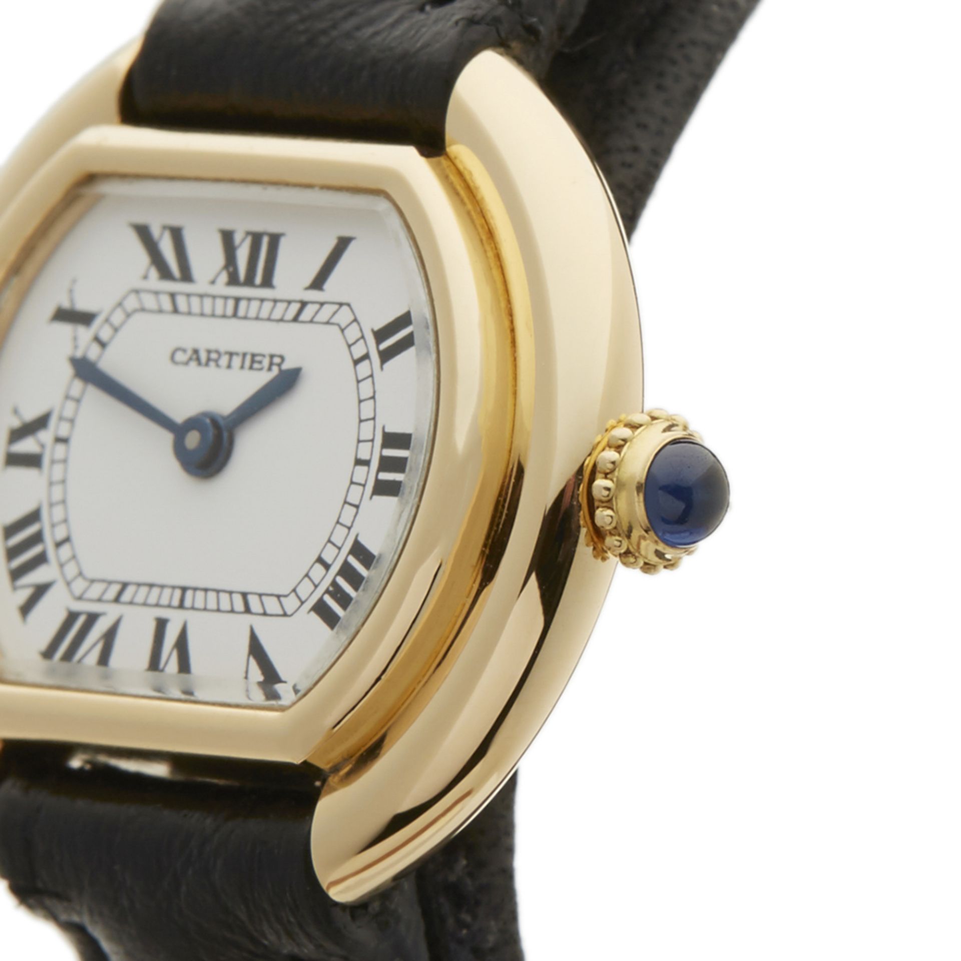 Cartier Ellipse 26mm 18k Yellow Gold - Image 4 of 9