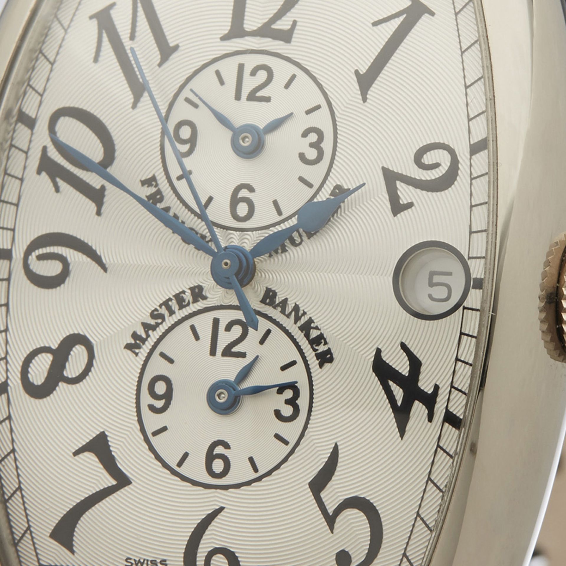 Franck Muller Master Banker 35.9mm 18k White Gold 6850MB - Image 3 of 9