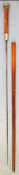 Victorian/ Edwardian Gentlemans Mallaca Sword Stick