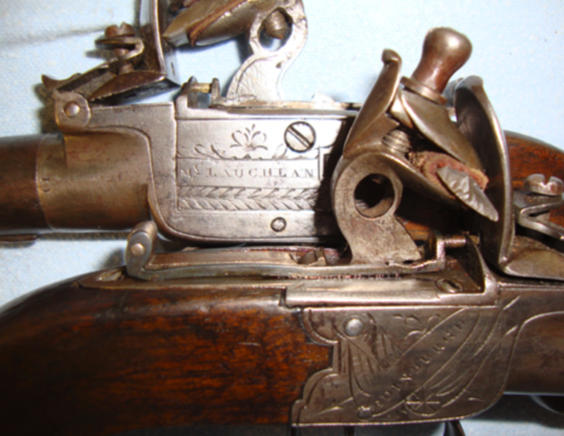 Quality 1806-1849 Flintlock Pocket Pistols With .47" Calibre Screw Off Barrels - Image 2 of 3