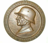 Original, Cast Bronze, Nazi Era 1935-1936 Dated Kochs Adlern A H Maschinen Werke A.G, Bielefield
