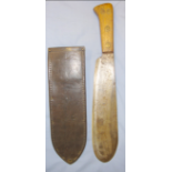 WW2 U.S.M.C. Briddell Hospital/ Medical Corps Fighting Knife Machete & Scabbard