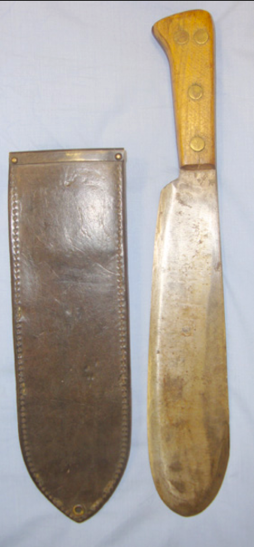 WW2 U.S.M.C. Briddell Hospital/ Medical Corps Fighting Knife Machete & Scabbard