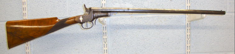 C1867 .32 Rim Fire Break Action Rook Rifle By E.C. Green, Cheltenham.