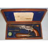 CASED, ORIGINAL, EARLY PRODUCTION, ALL MATCHING NUMBERS INCLUDING CYLINDER, 1853-1854, Colt Revolver