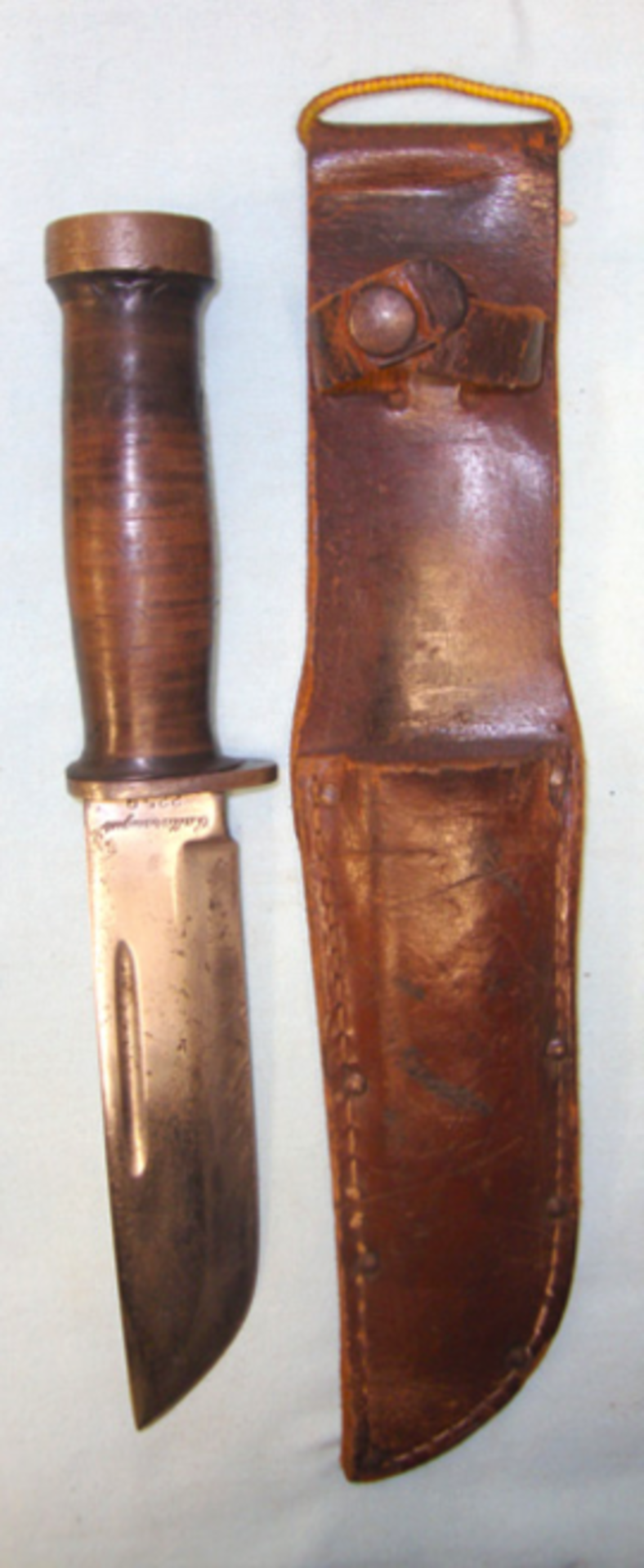 WW2 U.S Cattaraugus 225Q ' Quartermasters' Fighting Knife And Sheath