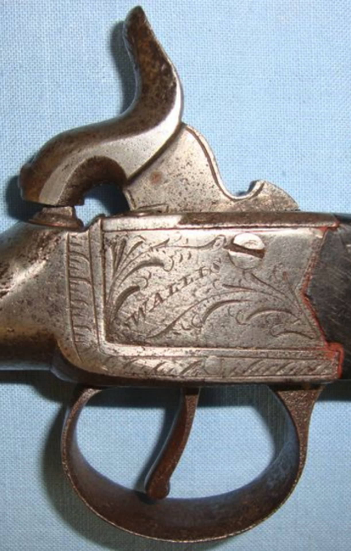 1804-1822 English .46" Bore Percussion Pocket Pistol By George & John Wallis, Hull. - Image 2 of 3