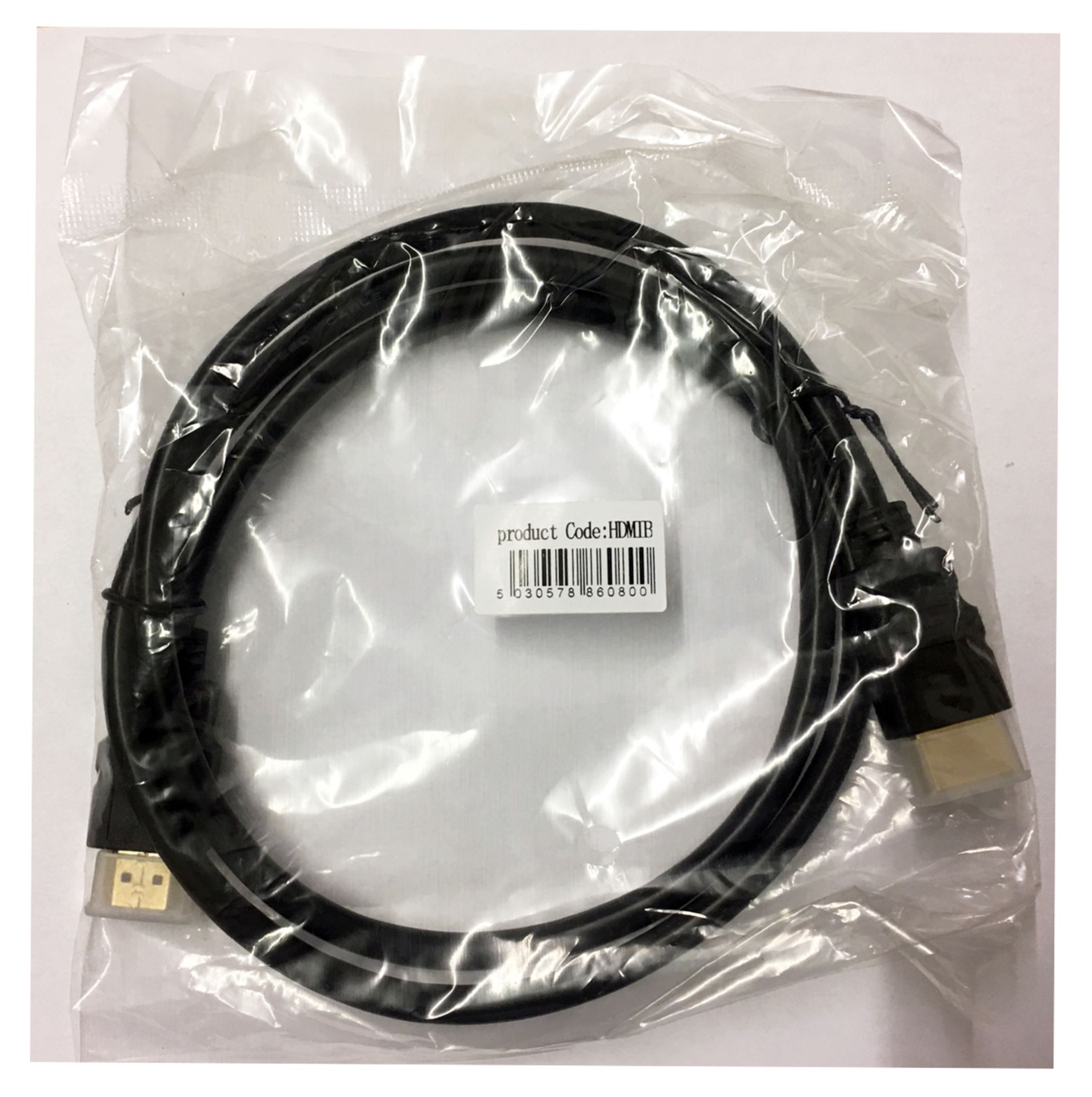 500 x 1M HDMI to HDMI Cable v1.3 with Gold Plated Connectors 1m – Black