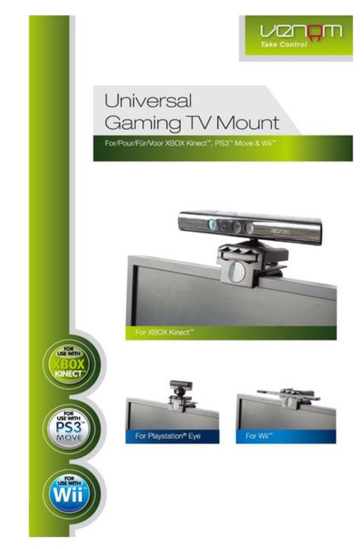 Lot of 50 Units-Universal Gaming TV Mount (Xbox 360/PS3/Wii)