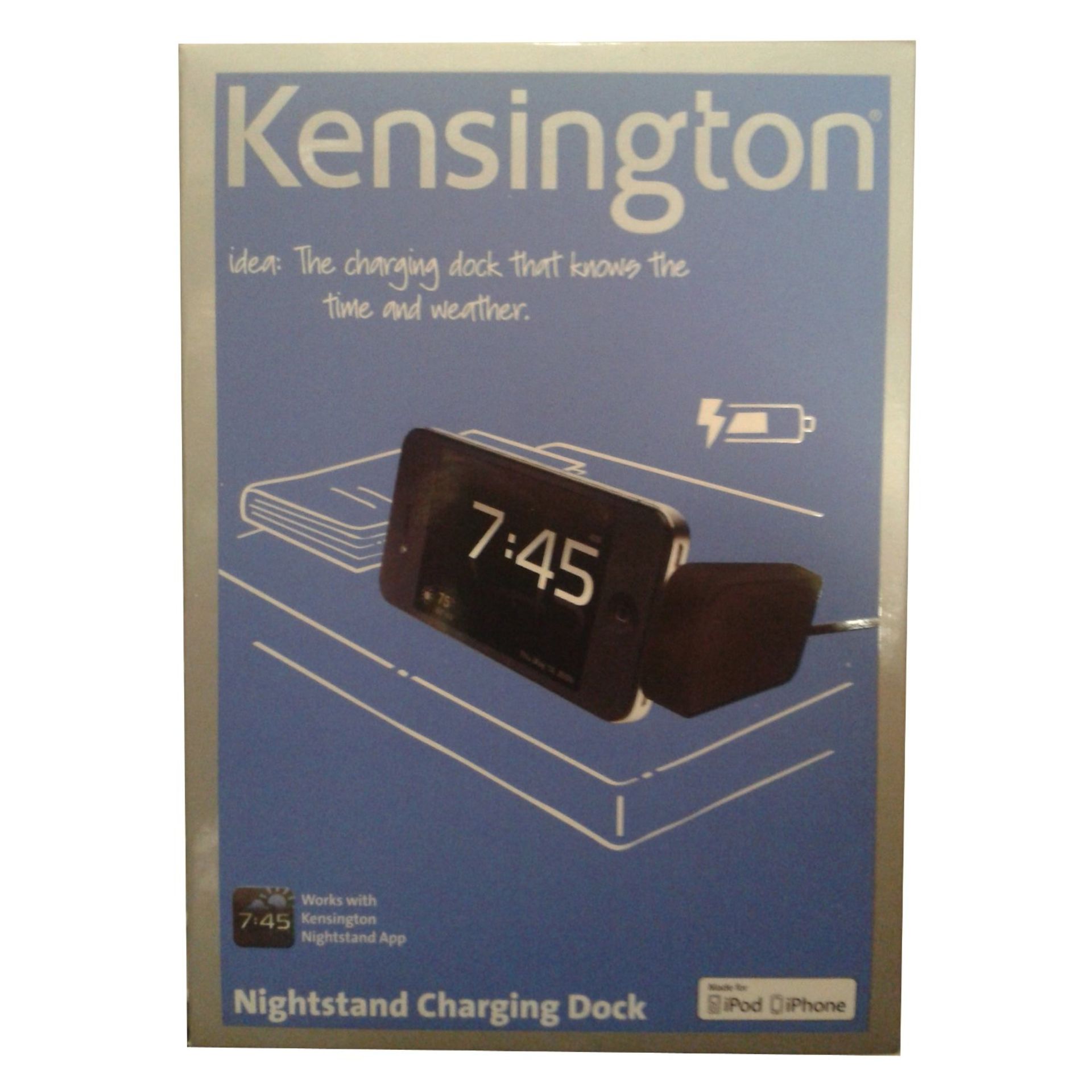 Lot of 96 Units-Kensington K39258EU Bedside Desktop Nightstand Charging Dock UK and EU plug