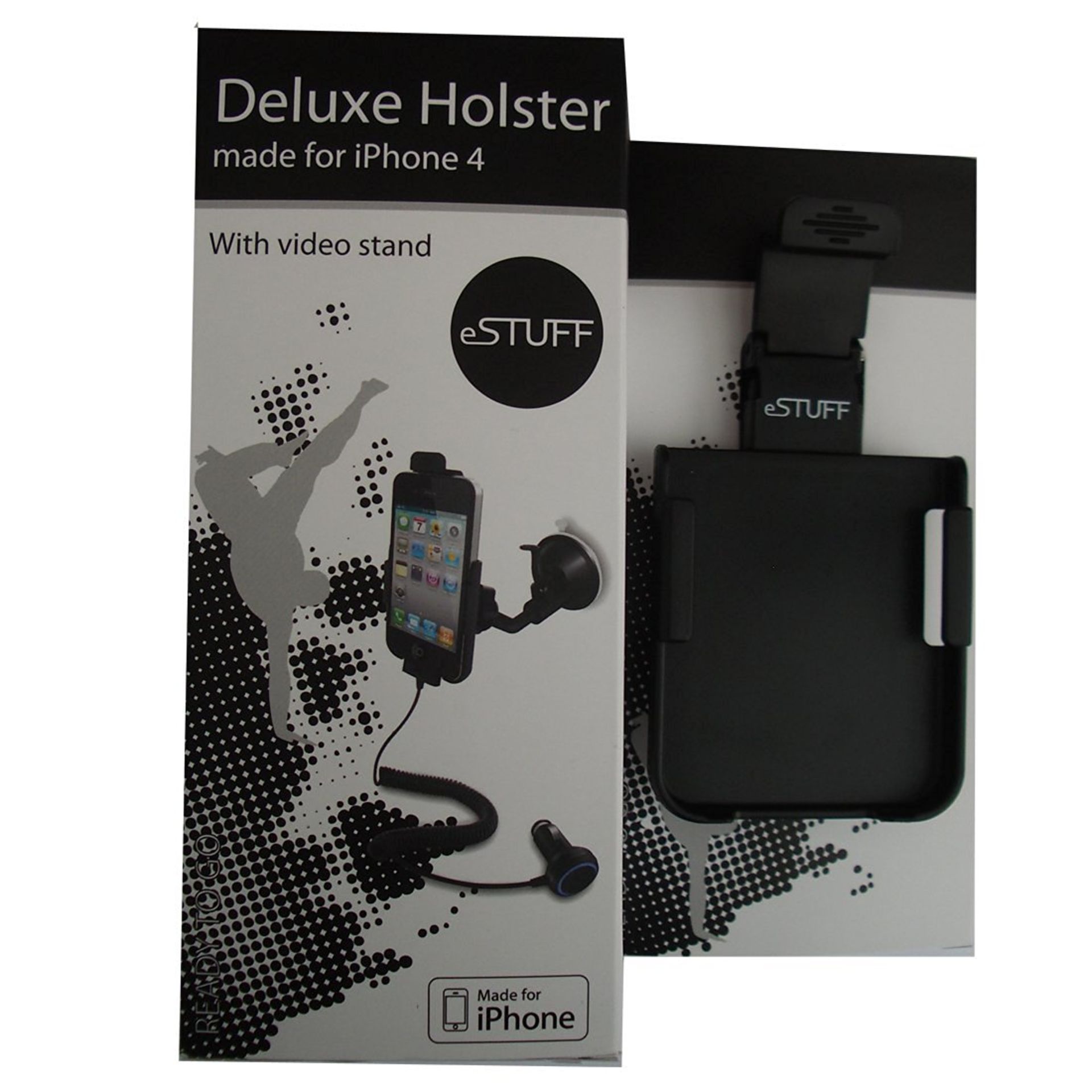 Lot of 72 Units-eSTUFF ES2308 Multi-Mount Holster for Apple iPhone 4 and 4S - Image 3 of 6