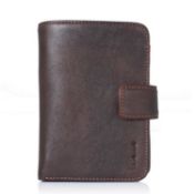 Lot of 50 Units-Knomo Genuine Leather Wallet and Case for iPhone 4 / 4S - Brown - 90-944-BRN