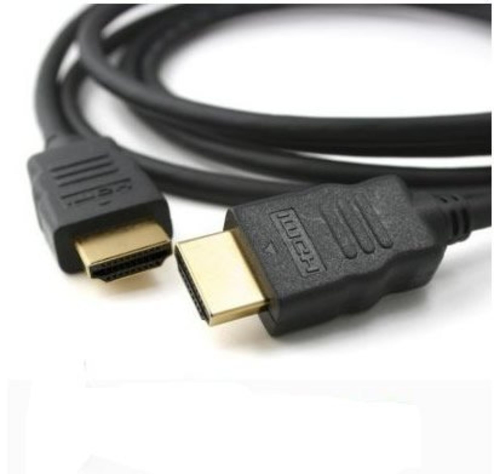 500 x 1M HDMI to HDMI Cable v1.3 with Gold Plated Connectors 1m – Black - Image 2 of 2