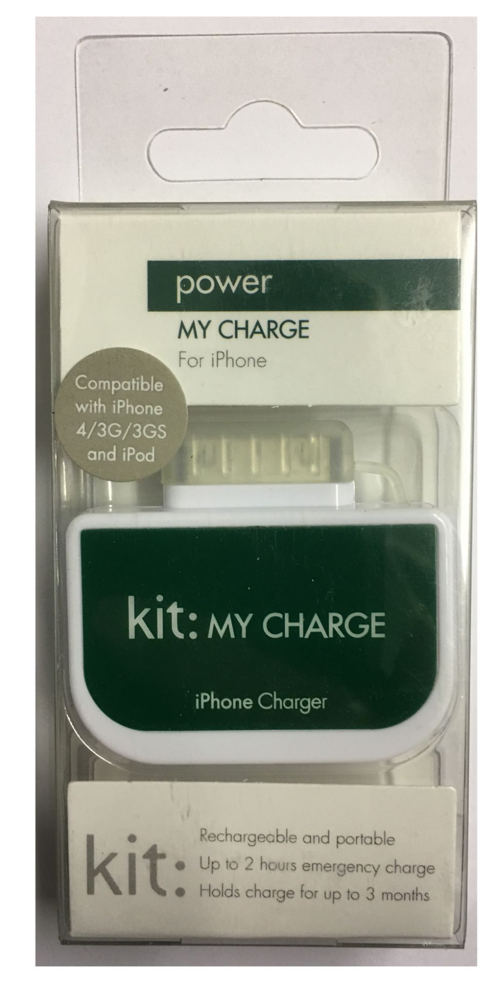 Lot of 100 Units-Kit iPhone Emergency Battery Charger MYCRGIP - Image 2 of 4