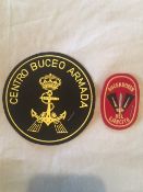 spanish military combat diving center patches