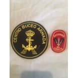 spanish military combat diving center patches