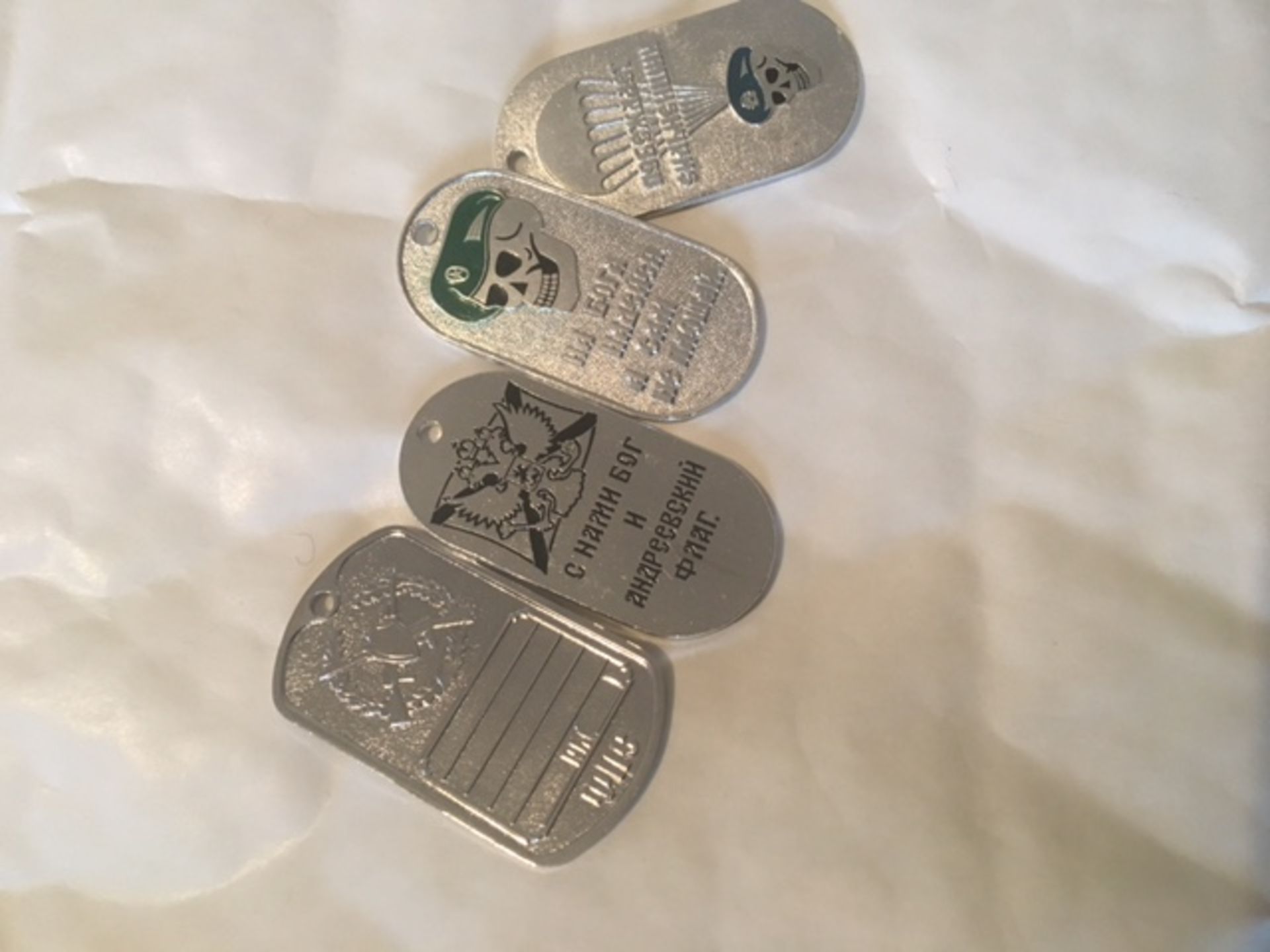 russian special forces dog tags - Image 2 of 2