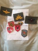 indonesia special forces patches with paperwork in sir christopher lee own writing