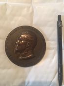 bronze russian kgb founder 100 years large medallion