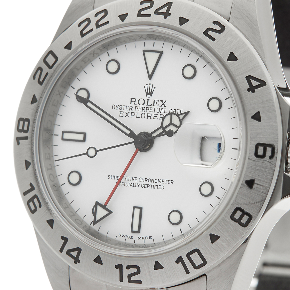 Rolex Explorer II Rehaut 40mm Stainless Steel 16570