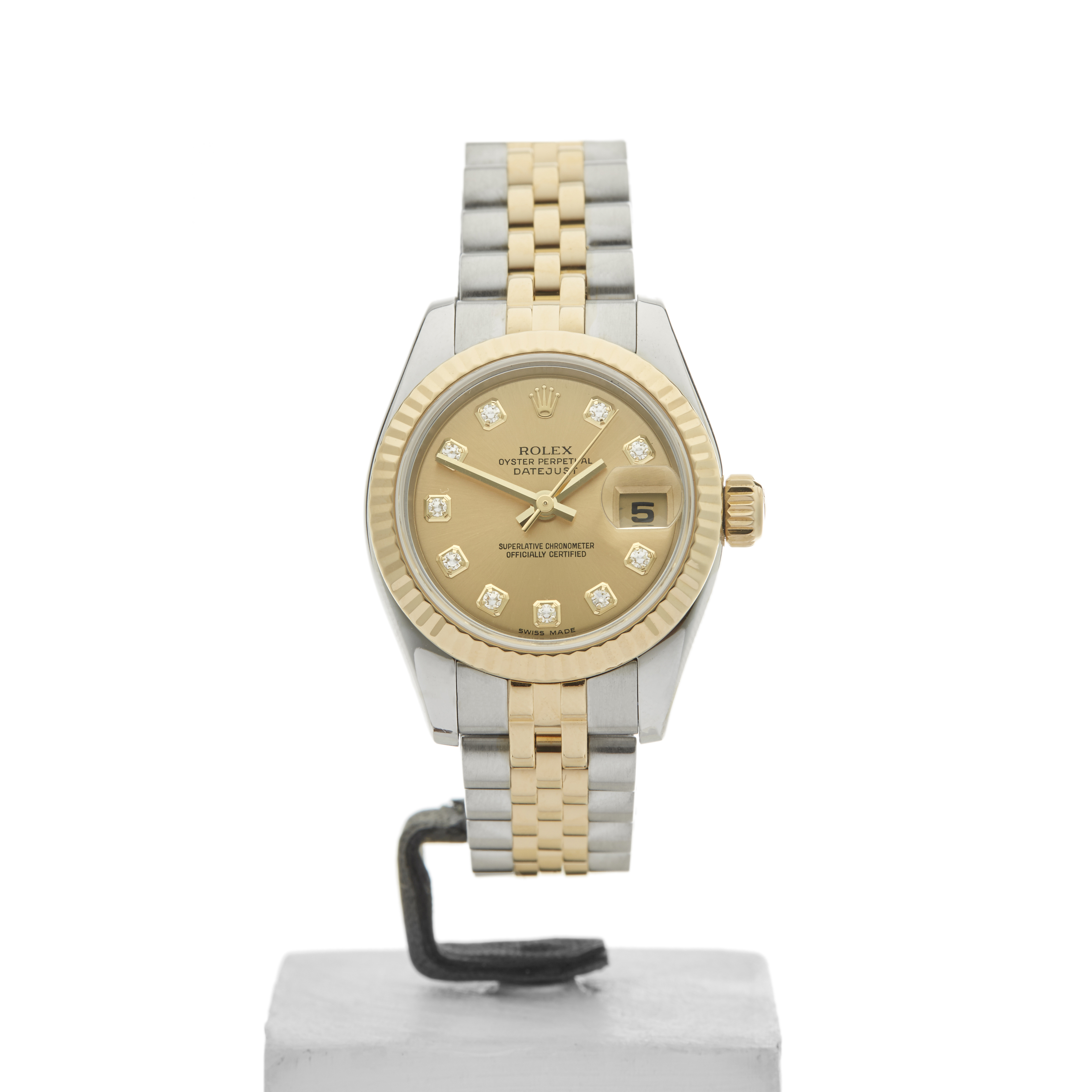 Rolex Datejust 26mm Stainless Steel & 18k Yellow Gold 179173 - Image 9 of 16