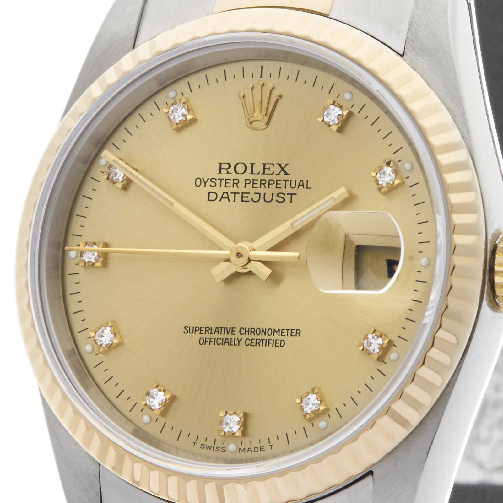 Rolex Datejust 36mm Stainless Steel & 18k Yellow Gold 16233 - Image 20 of 23