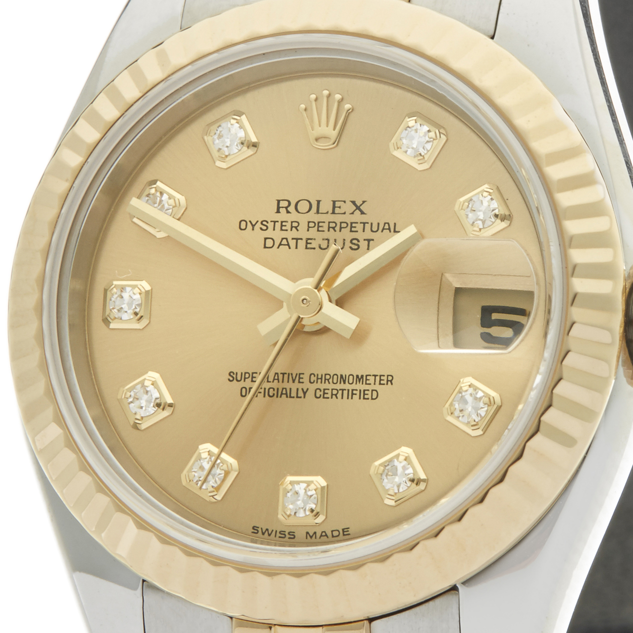 Rolex Datejust 26mm Stainless Steel & 18k Yellow Gold 179173 - Image 11 of 16