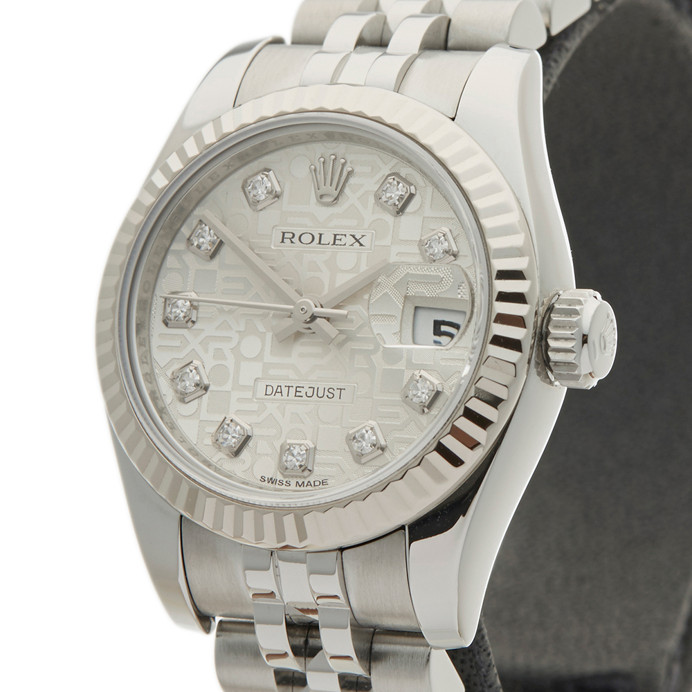 Rolex Datejust 26mm Stainless steel & 18k white gold 179174