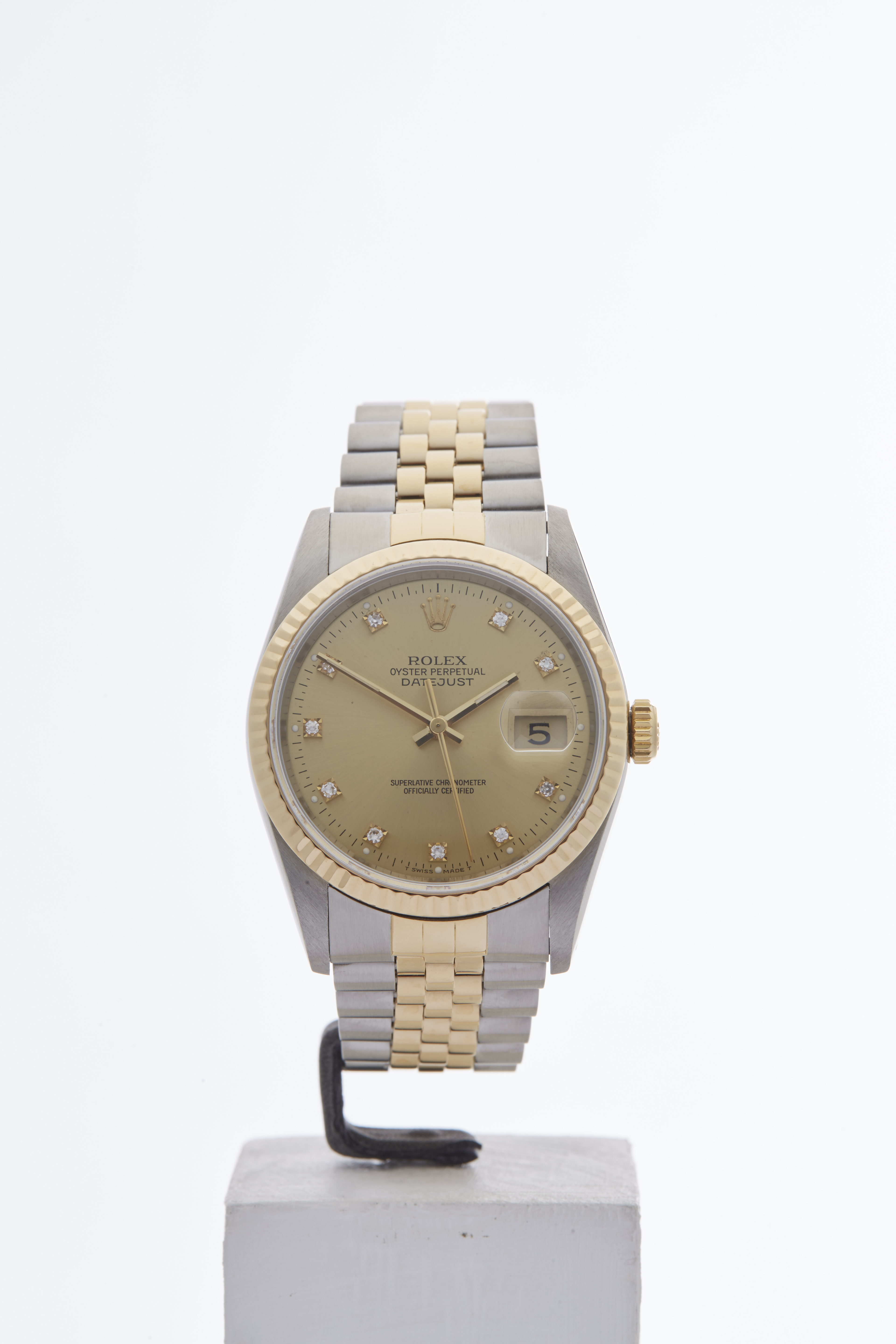 Rolex Datejust 36mm Stainless Steel & 18k Yellow Gold 16233 - Image 15 of 23