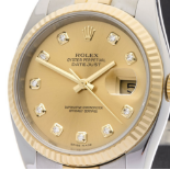 Rolex Datejust 36mm Stainless Steel & 18k Yellow Gold 116233