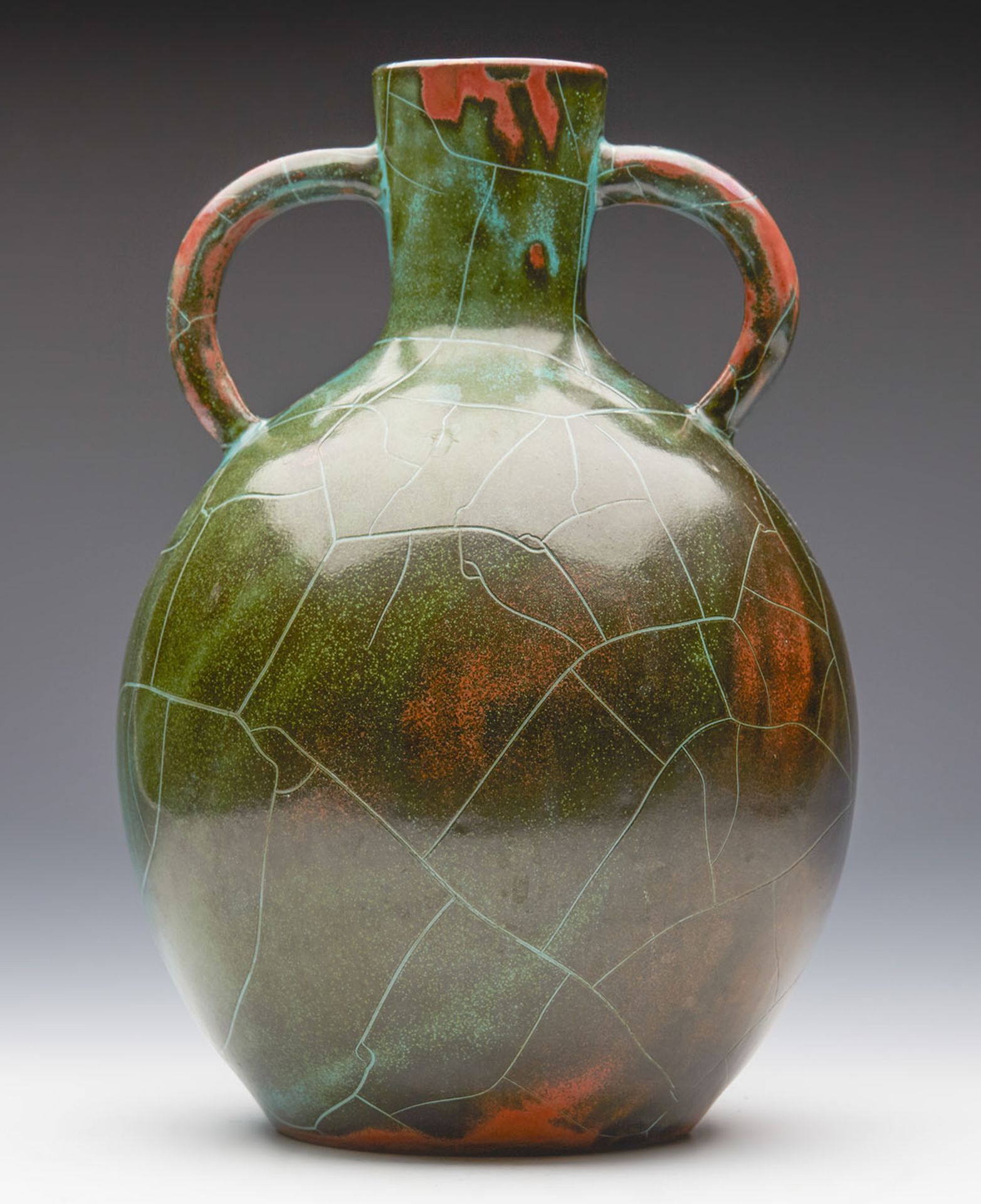 Art Deco Paul Dresler Grootenburg Copper Glazed Vase C.1930