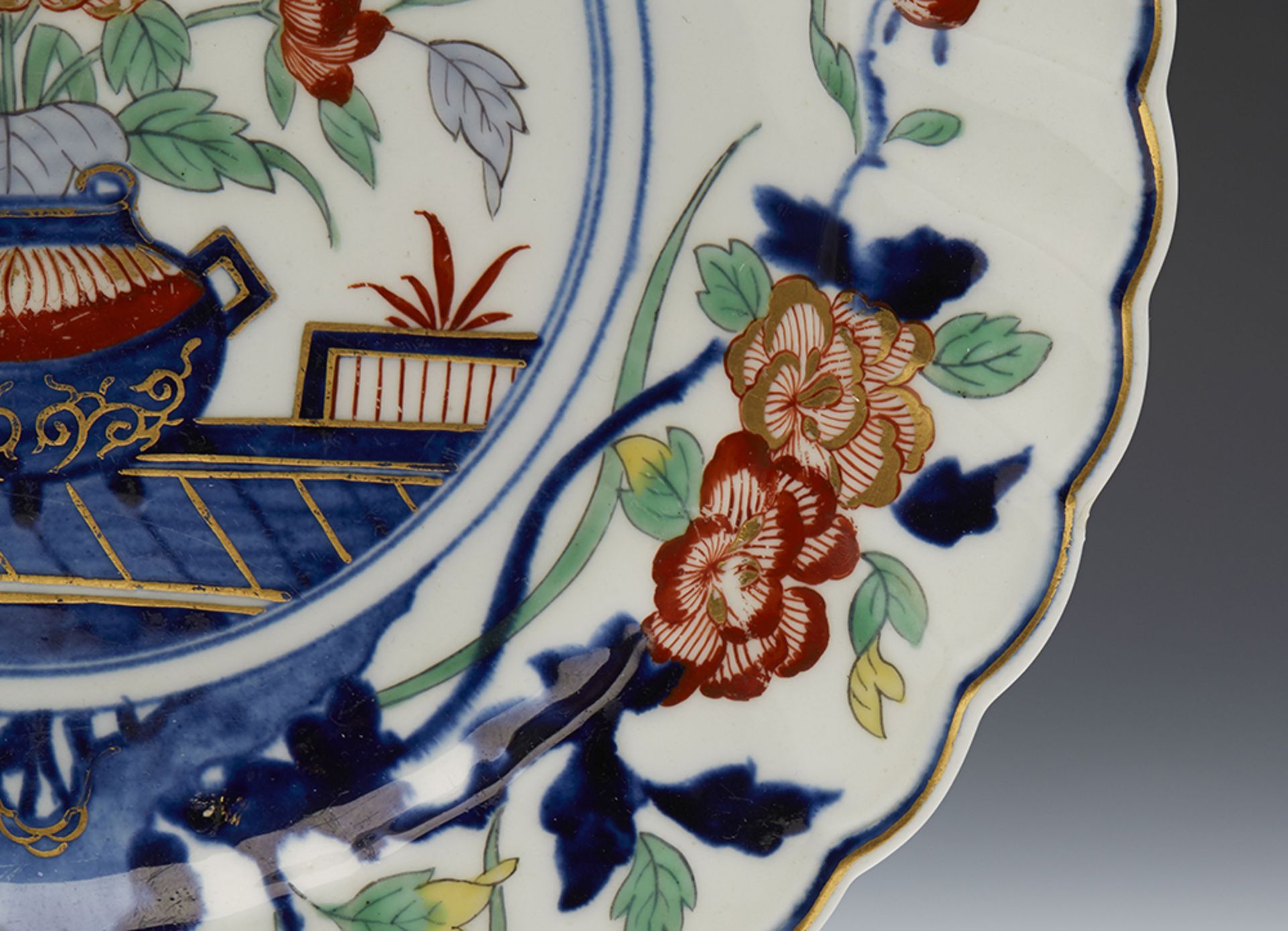 Antique Rare Chelsea Derby Chinese Imari Pattern Plate C.1770 - Image 5 of 8