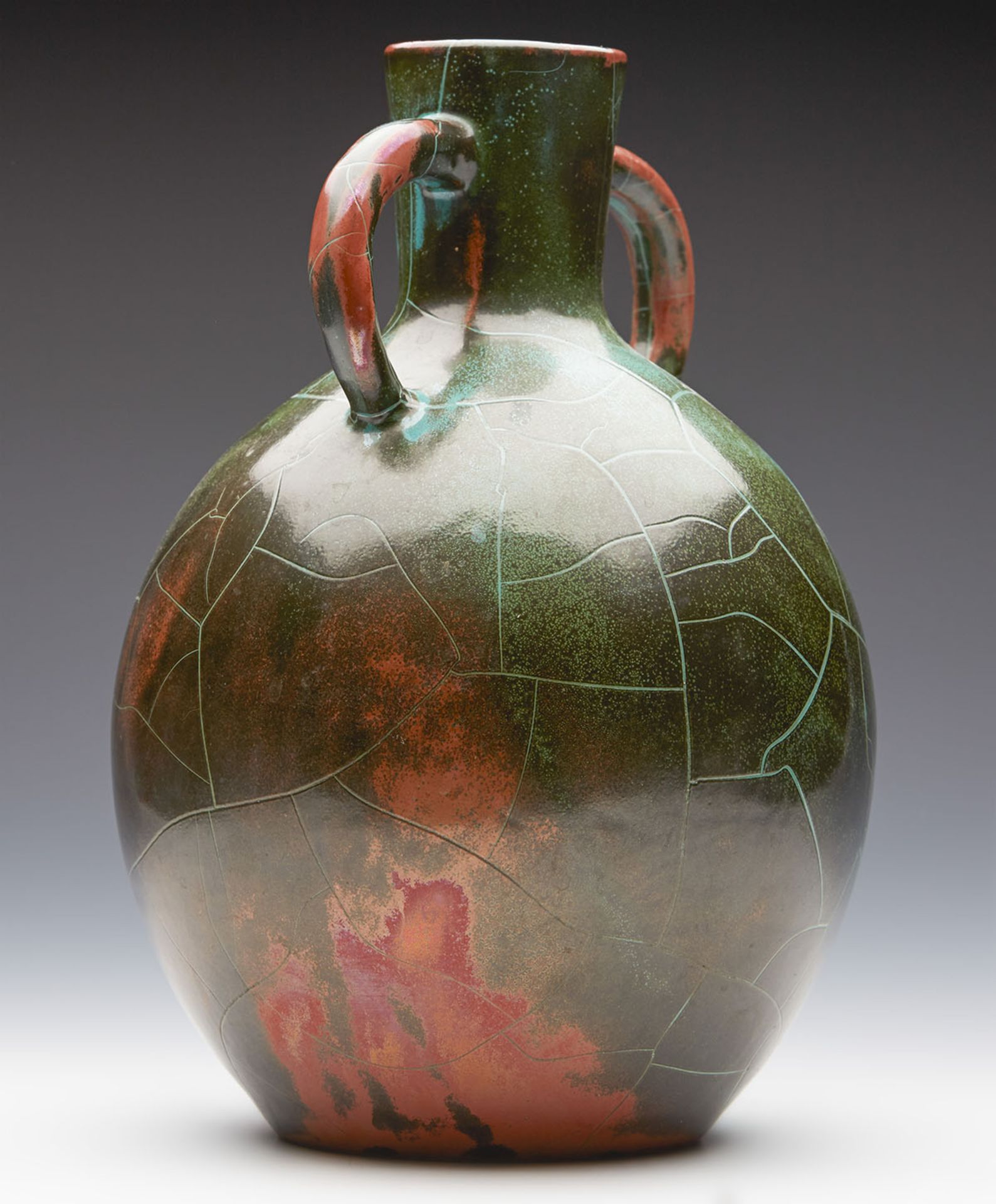 Art Deco Paul Dresler Grootenburg Copper Glazed Vase C.1930 - Image 5 of 9