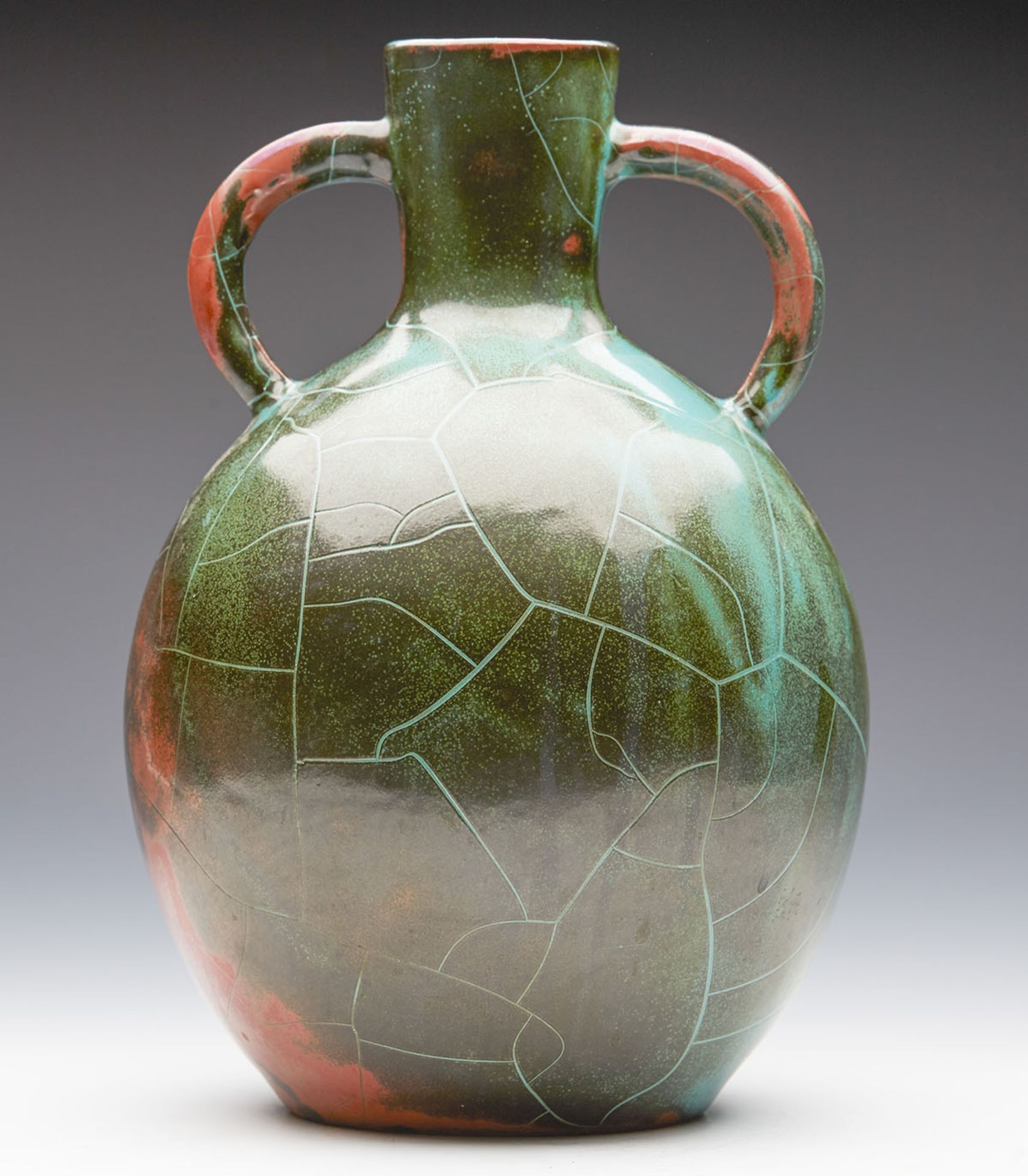 Art Deco Paul Dresler Grootenburg Copper Glazed Vase C.1930 - Image 9 of 9